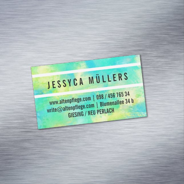 Carte de visite magnétique pour les personnes âgée (In Situ)