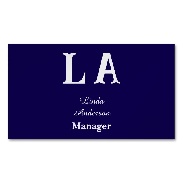 Carte De Visite Magnétique Professionnel dynamique personnalisé (devant)