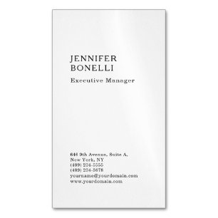 Carte De Visite Magnétique Professionnel minimaliste moderne tendance 