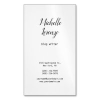 Professionnel Moderne Simple Noir & Blanc