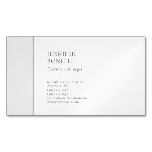 Carte De Visite Magnétique Professionnel plain minimaliste moderne tendance