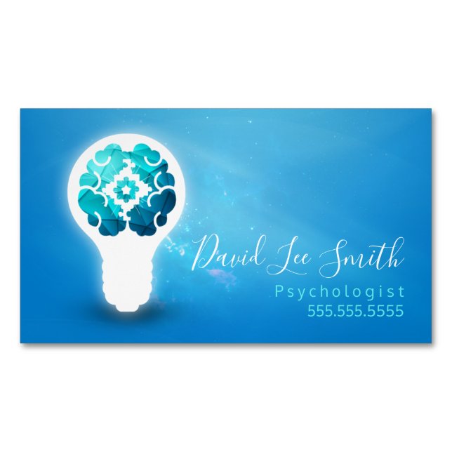 Carte De Visite Magnétique Psychologue / Neurologue (devant)
