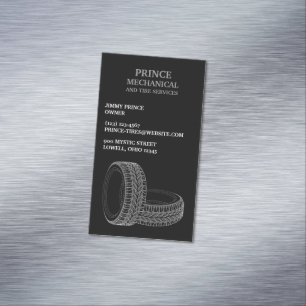 Carte De Visite Magnétique Réparation automatique des pneus