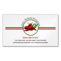 Restaurant Mexicain Hot Peppers Logo Personnalisé