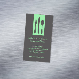 Carte De Visite Magnétique Restauration