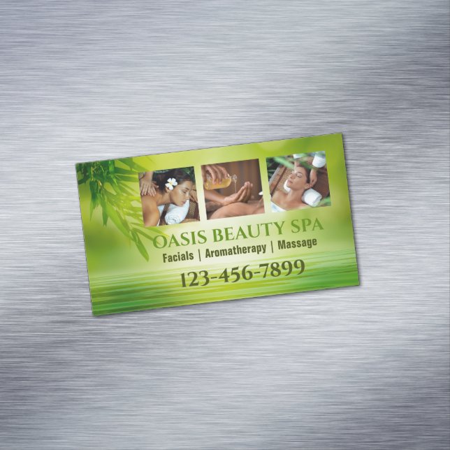 Carte De Visite Magnétique Salon de beauté SPA Zen Aromathérapie Massage Thér (In Situ)