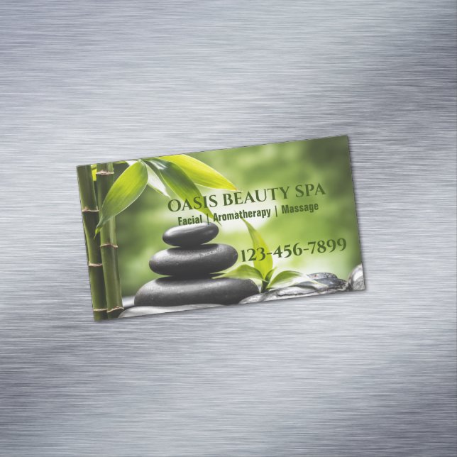 Carte De Visite Magnétique Salon de beauté SPA Zen Aromathérapie Massage Thér (In Situ)