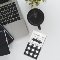 Style agricole Buffle noir blanc Plaid Bois