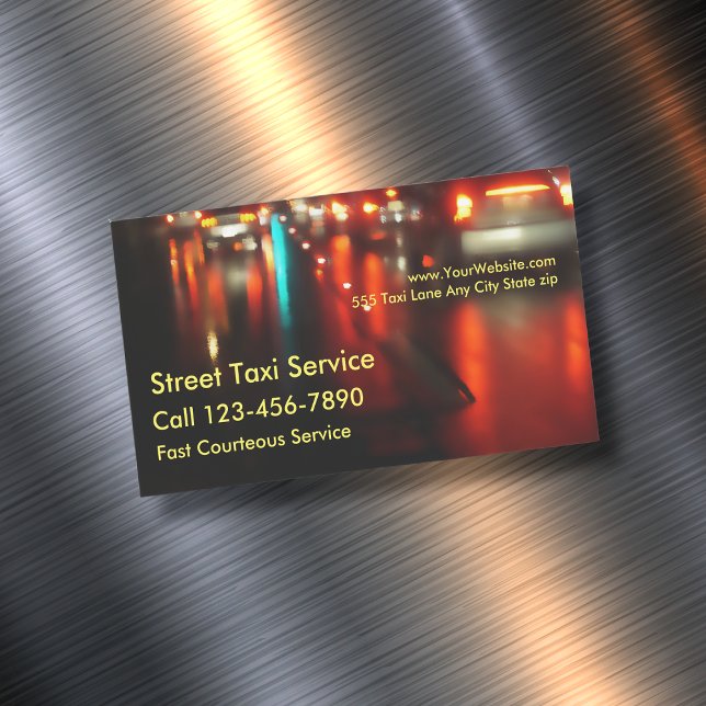Carte De Visite Magnétique Taxi (Créateur téléchargé)