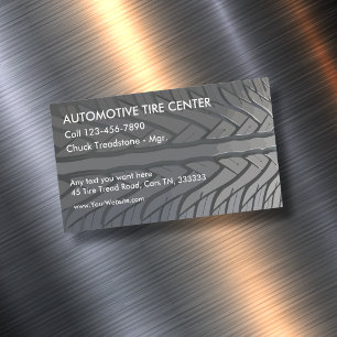 Carte De Visite Magnétique Thème automobile
