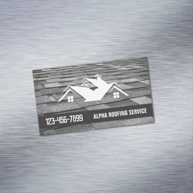 Carte De Visite Magnétique Toit Handyman Réparation Construction Toit (In Situ)