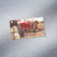 Tracteur agricole Rouge Vintage Russe Agriculture