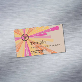 Carte De Visite Magnétique Verre tendu