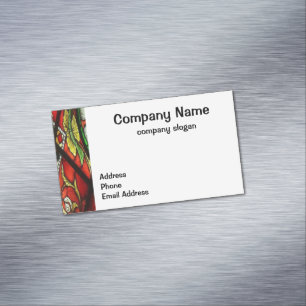 Carte De Visite Magnétique Verre tendu