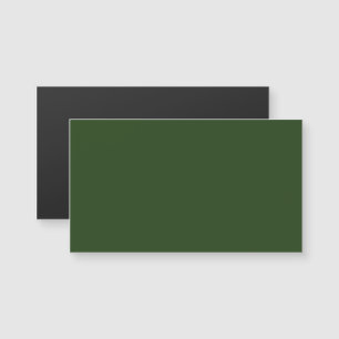 Carte de visite magnétique vert de la forêt noire