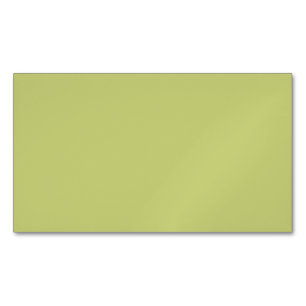 Carte De Visite Magnétique  Vert pomme gris (couleur solide)