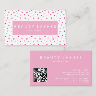 Carte De Visite Magnifique Beauté Lashes All Professions QR code