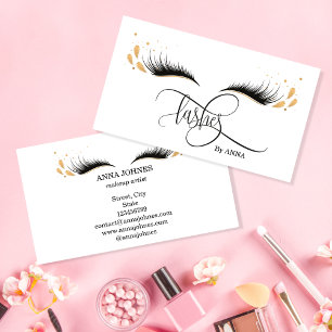 Carte De Visite Magnifique longue Lash Extension Maquillage