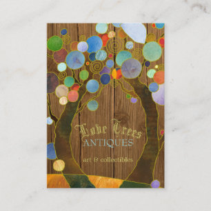 Carte De Visite Magnifique Love Trees Antique Shop