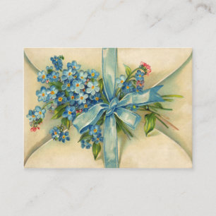 Carte De Visite Magnifique Vintage Oubliez-moi non floral