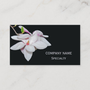 Carte De Visite Magnolia blanc