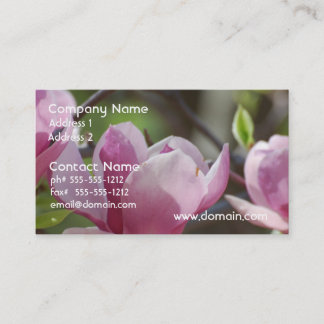Carte De Visite Magnolia rose