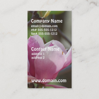 Carte De Visite Magnolia rose