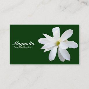 Carte De Visite Magnolia - Vert foncé 003300