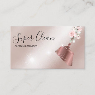 Carte De Visite Maid Cleanhouse Sparkling or rose