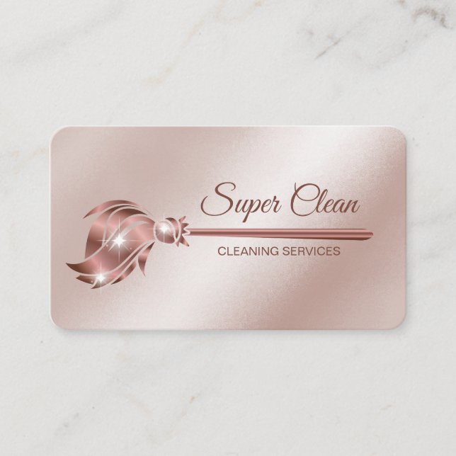 Carte De Visite Maid Cleanhouse Sparkling or rose (Devant)