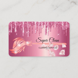 Carte De Visite Maid Cleanhouse Sparkling or rose