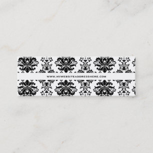 Carte de visite maigre baroque moderne de site Web