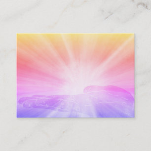 Carte De Visite Main curative d'énergie de *~* rayonnant l'amour