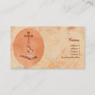 Carte De Visite Mains de prière