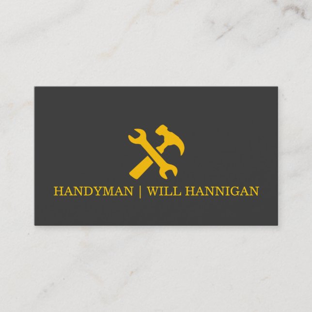Carte De Visite Maintenance de réparation de l'installation de Han (Devant)