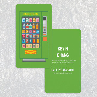 Carte De Visite Maintenance des machines de vente