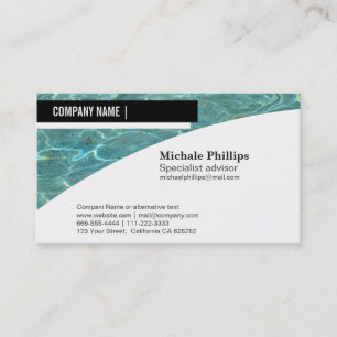CARTE DE VISITE MAINTIEN DE PISCINES PISCINE