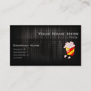 Carte De Visite Maïs éclaté grunge