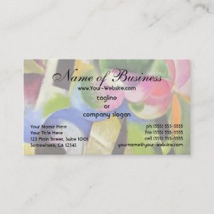 Carte De Visite Maison avec arbres par Franz Marc