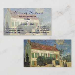Carte De Visite Maison Blanche à la Nuit par Vincent van Gogh