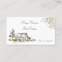 Maison blanche et noire