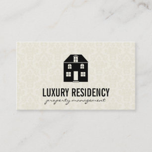 Carte De Visite Maison   Damas