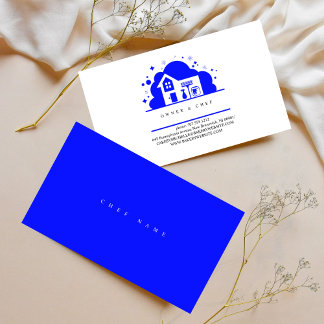 Carte De Visite Maison de dessin Services de nettoyage domestique