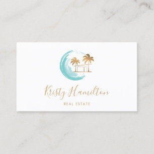 Carte De Visite maison de plage B'N'B immobilier