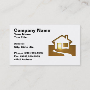 Carte De Visite Maison d'or 3D
