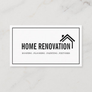 Carte De Visite Maison Maison Retrait Rénovation Construction