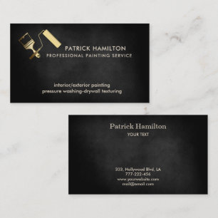 Carte De Visite Maison peinture professionnel élégant moderne