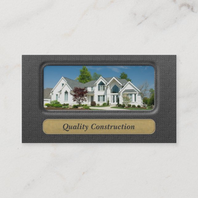 Carte De Visite Maison Remoldling / Construction résidentielle (Devant)