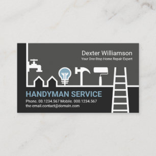 Carte De Visite Maison spéciale Handyman Construction frontalièr