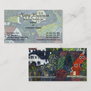 Carte De Visite Maisons vintage de Gustav Klimt Unterach Attersee